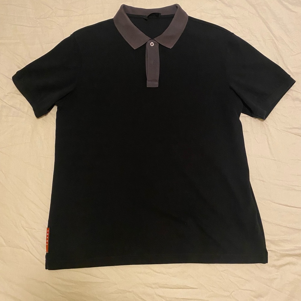 Black Prada polo shirt